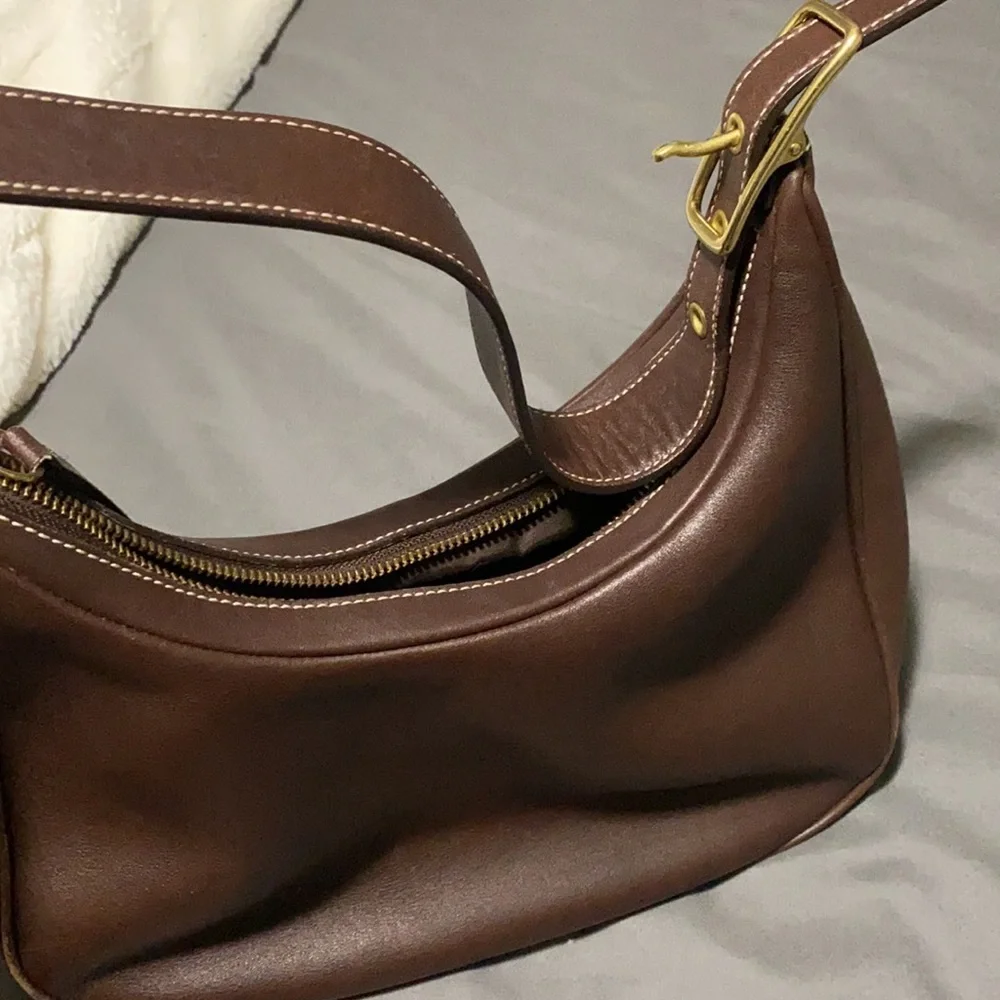 Coach Brown Leather Hobo Bag - Picture 5 of 5